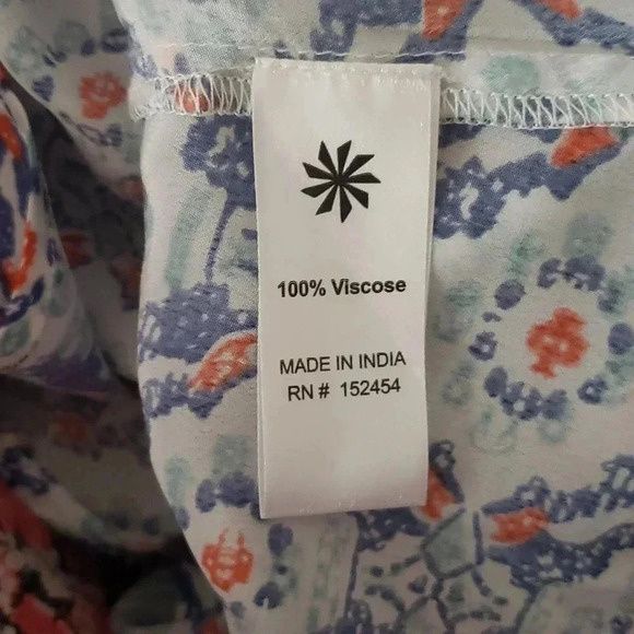 Boho Festival Paisley Retro Babydoll Bell Sleeves Mini Oversized - Picture 6 of 8